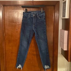 American Eagle next level stretch jeans! Love them, just have to many pairs!